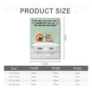 Personalized Canvas Custom Dog Cat Photo - Follow You Wherever You Go - Joliny