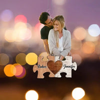 Personalized Car Hanging Ornament - You Are My Missing Piece - Joliny