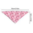 Personalized Cats and Dogs Footprints Name Triangle Bib Bandana, Gift For Dogs - Joliny