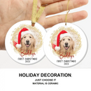 Personalized Christmas Custom Photo Ornaments for Pet Lovers - First Christmas - Joliny