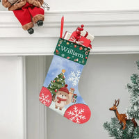 Personalized Christmas Gift For Family Kids Animals Stocking - Joliny