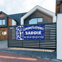 Personalized Class of 2024 Graduation Banner - Graduation Party Décor - Joliny