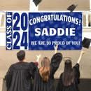 Personalized Class of 2024 Graduation Banner - Graduation Party Décor - Joliny