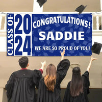 Personalized Class of 2024 Graduation Banner - Graduation Party Décor - Joliny