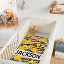 Personalized Construction Truck Blanket with Name - Joliny