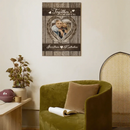 Personalized Couples Canvas Wall Art - Together We Have It All - Joliny