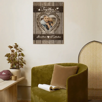 Personalized Couples Canvas Wall Art - Together We Have It All - Joliny