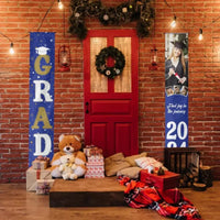 Personalized Custom 4 Photo Graduation Door Banner Party Decorations - Joliny