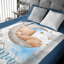 Personalized Custom Baby Blanket With Name, Best Gift For Baby Blanket - Joliny