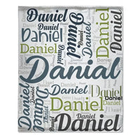 Personalized Custom Blanket with Name, Anniversary Gift Throw Blanket for Girlfriend - Joliny
