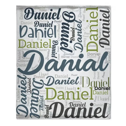 Personalized Custom Blanket with Name, Anniversary Gift Throw Blanket for Girlfriend - Joliny