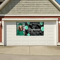 Personalized Custom Light Dot Balloon Graduation Banner, Graduation Decorations - Joliny