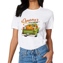 Personalized Custom Little Pumpkins Unisex T-Shirt - Gift For Grandma, Grandparents, Halloween Gift - Joliny