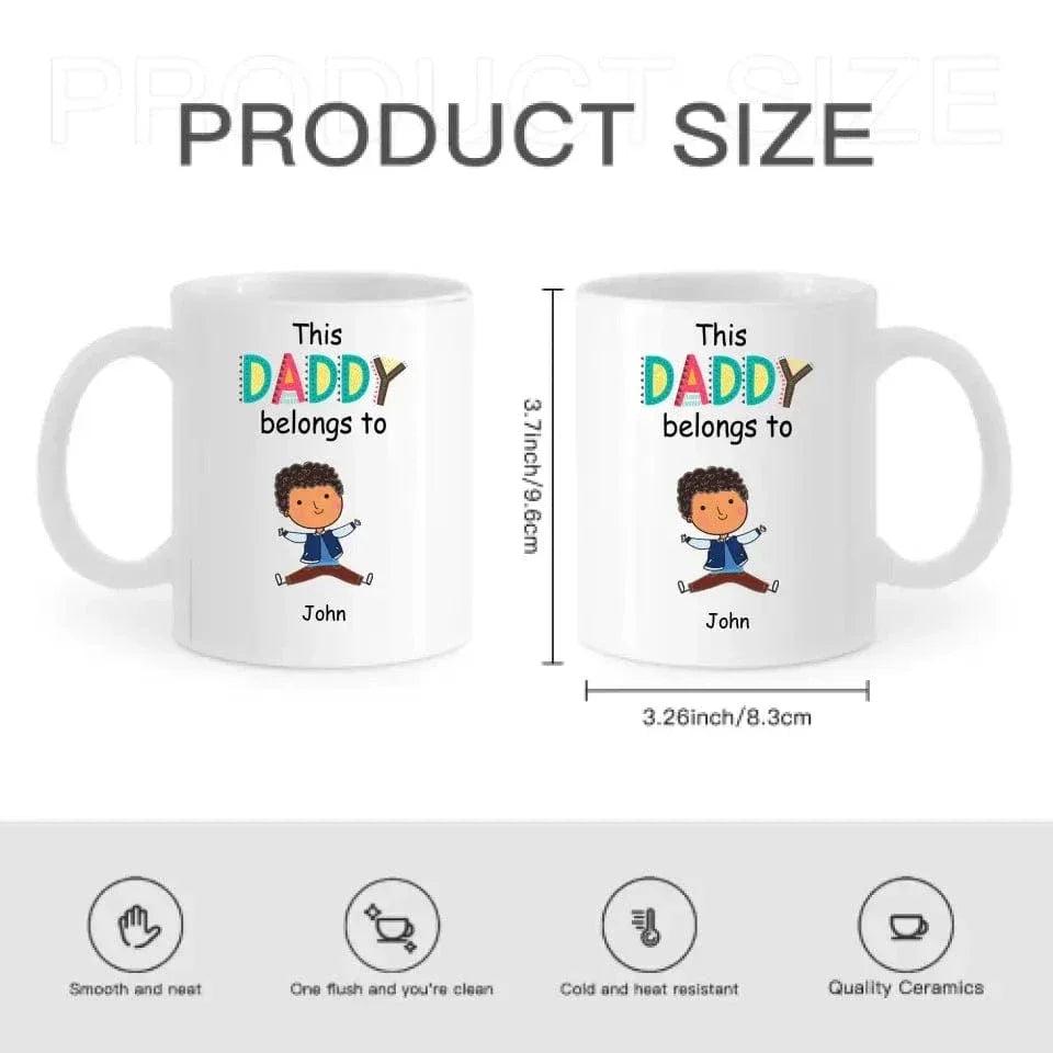 Personalized Custom Mug Life Is Just Better With kids, This Grandpa belongs to Kids Mug - Joliny