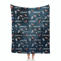 Personalized Custom Outerspace Blanket With Name - Joliny