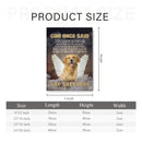 Personalized Custom Photo Angel Pet Canvas Wall Art - God Once Said Shepherd With Wings - Joliny