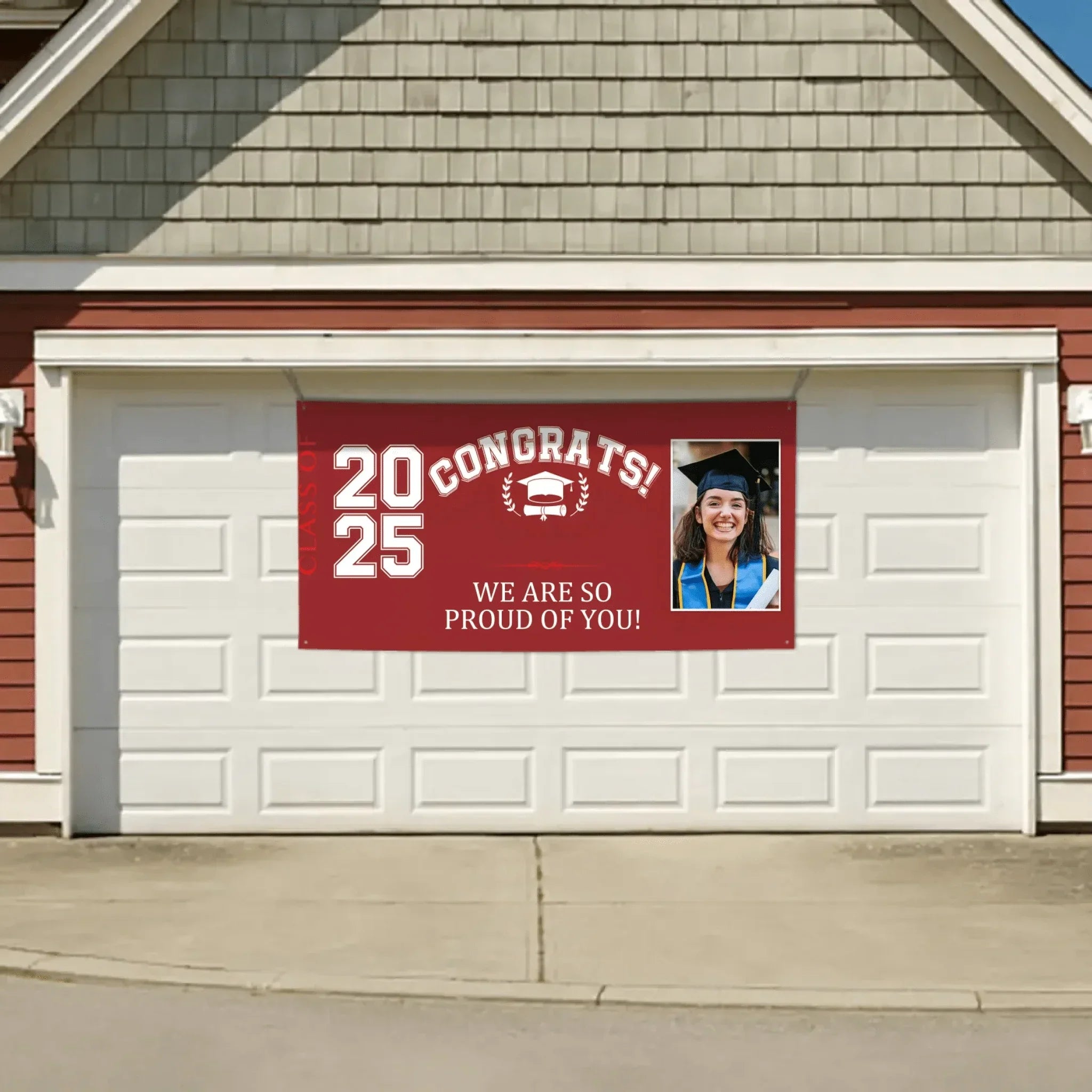 Personalized Custom Photo Banner - Congrats Class of 2025 Graduation Decor Gift - Joliny