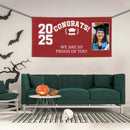 Personalized Custom Photo Banner - Congrats Class of 2025 Graduation Decor Gift - Joliny