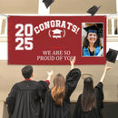 Personalized Custom Photo Banner - Congrats Class of 2025 Graduation Decor Gift - Joliny