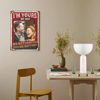 Personalized Custom Photo Canvas Wall Art-I'm Yours, No Returns Or Refunds - Joliny