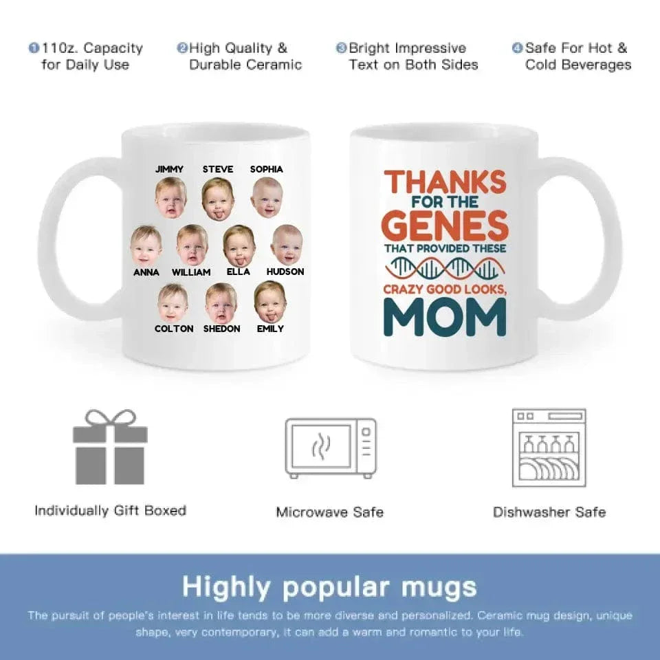 Personalized Custom Photo Gifts For Mothers Mug - Joliny