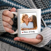Personalized Custom Photo Mug, Treasured Moments Forever Linked, Gift For Mother - Joliny