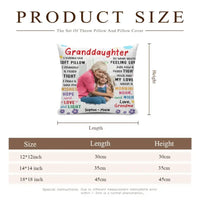 Personalized Custom Photo Pillow Gift For Granddaughter - Joliny