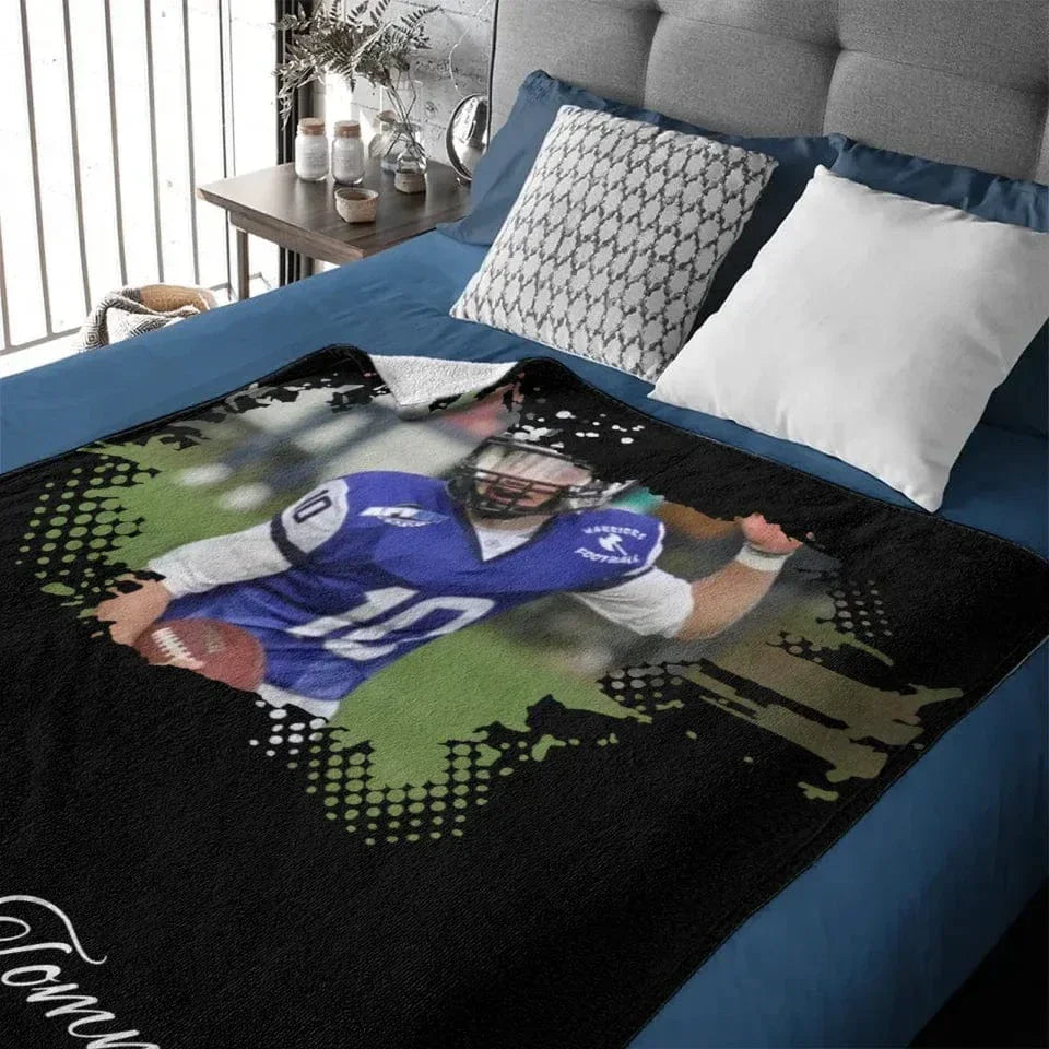 Personalized Custom Rugby Blankets - Gifts for Rugby Players - Joliny