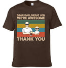 Personalized Custom T Shirt - Dear Dad Grandpa Great Job We're Awesome Thank You - Gift For Father - Joliny
