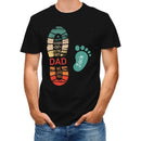 Personalized Dad And Kids Footprints Names Shirt - Joliny