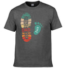 Personalized Dad And Kids Footprints Names Shirt - Joliny