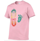 Personalized Dad And Kids Footprints Names Shirt - Joliny