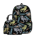 Personalized Dinosaur Lovers with Names Custom Backpacks - Opening Season Gifts for Kids - Joliny