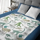 Personalized Dinosaur Park Name Blanket - Joliny