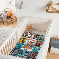 Personalized Dirt Bikes Blanket for Boys Kids Teens - Just a Boy Who Loves Dirt Bikes - Joliny