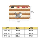 Personalized Doormat For Dog, Cat, Pet Lovers - We Rule The House - Joliny