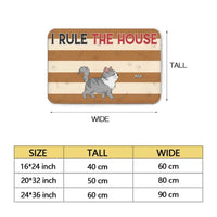 Personalized Doormat For Dog, Cat, Pet Lovers - We Rule The House - Joliny