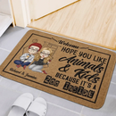 Personalized Doormat - Hope You Like Animals And Kids - Joliny
