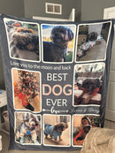 Personalized Family Blankets with Picture to Best Dad Mom Grands Ever - Joliny
