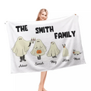 Personalized Family Name Halloween Blanket - Joliny
