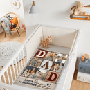 Personalized Family Photo Blanket - Gifts For Dad Husband - Joliny