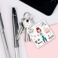 Personalized Fiberboard Keychain - A Wise Doctor Once Wrote - Appreciation Gift For Doctor - Joliny