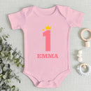 Personalized First Birthday Gift, Custom 1st Birthday Baby Onesie - Joliny