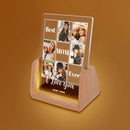 Personalized Frame with LED -Valentines Day Gifts for Mom, Custom 6 Photos - Joliny