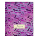 Personalized Galaxy Horse Pattern Blanket - Joliny