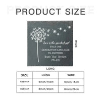 Personalized Garden Stone, Memorial Sympathy Gift - Love Is The Greatest Gift - Joliny