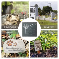 Personalized Garden Stone, Memorial Sympathy Gift - Love Is The Greatest Gift - Joliny