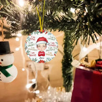 Personalized Gift For GrandChild I Am Kind Acrylic Circle Ornament - Joliny