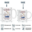 Personalized Gift Mug - The Only Thing Better Than Being Your Mother Is Watching You Be a Dad - Joliny