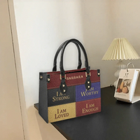 Personalized Gifts Christianart Leather Bag - I Am Enough, I Am Loved, Gifts for Women - Joliny